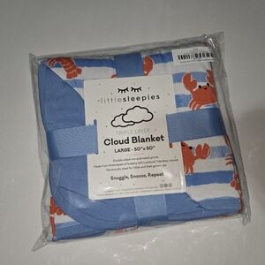 Little Sleepies Crustacean Crew Cloud Blanket